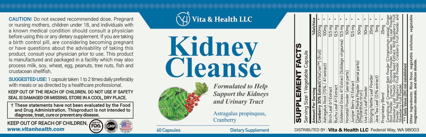 Kidney Cleanse 신장 청소