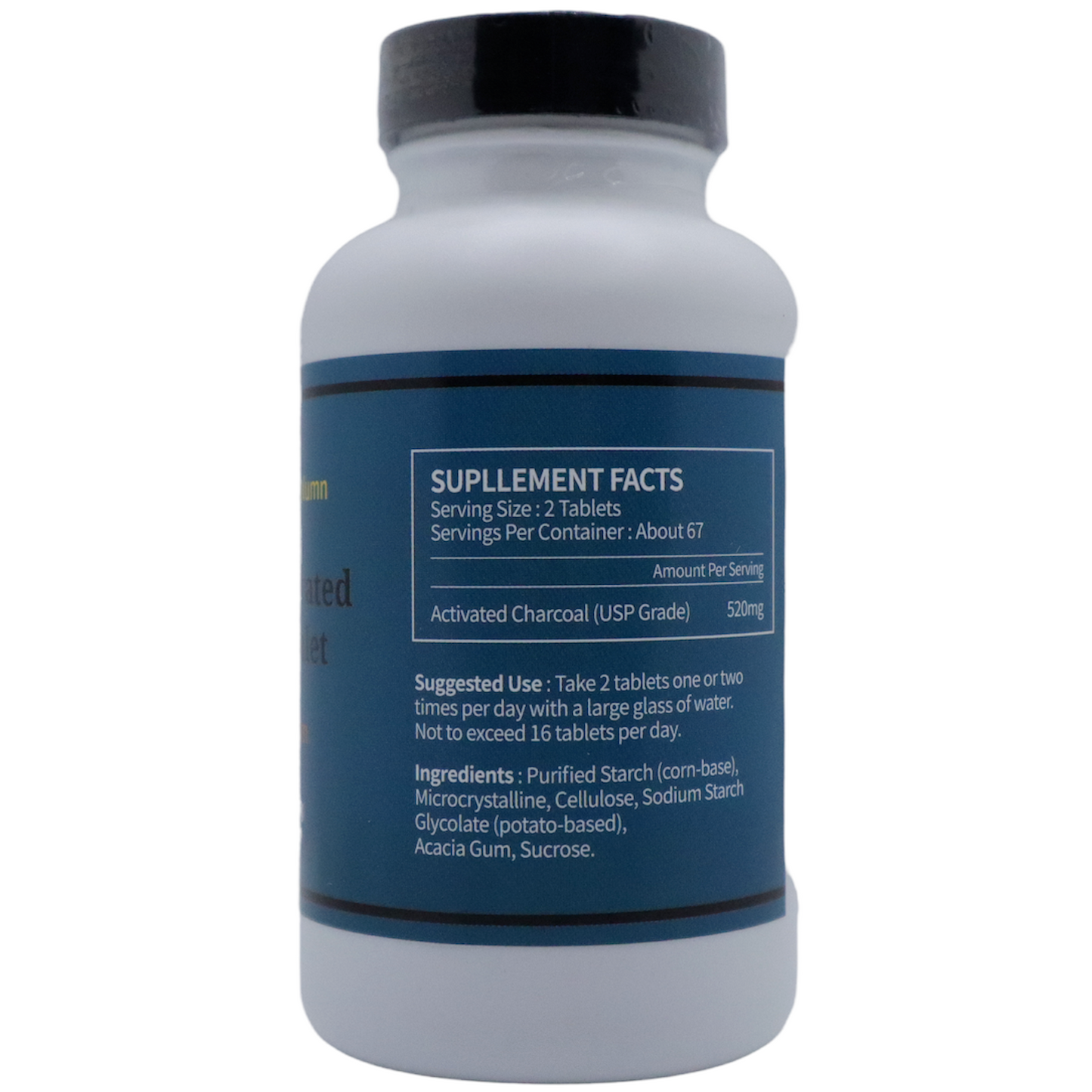 Activated Charcoal Tablets 숯정제