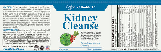 Kidney Cleanse 신장 청소
