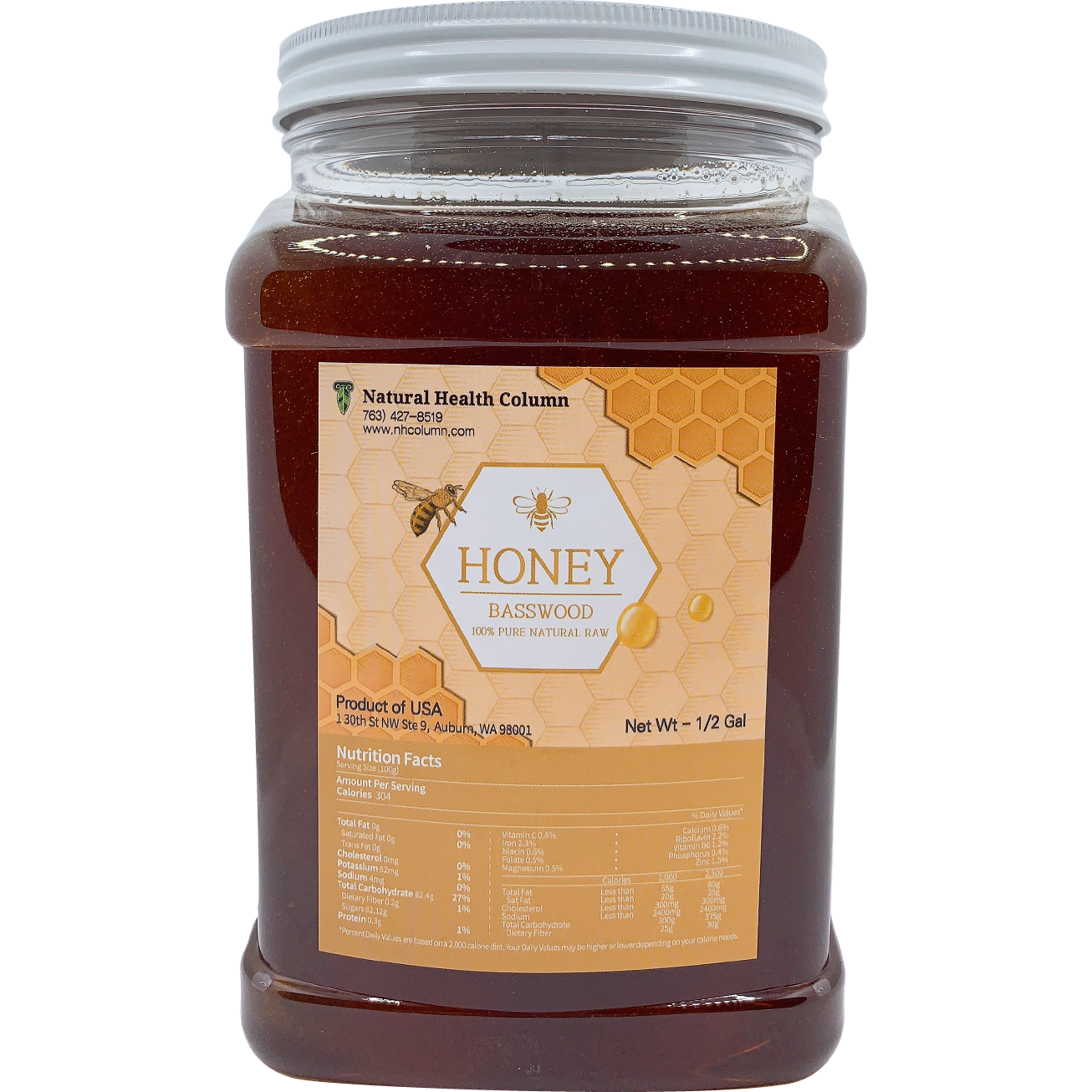 Basswood Raw Honey  배스우드 생꿀